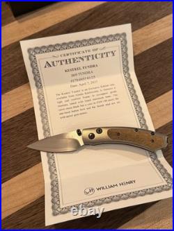 #1 of 25 B09 William Henry Pocket Knife Alaska Knifeworks Exclusive Edition