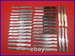 100% Handmade Damascus Japanese Higonokami Pocket Folding Knife 34 Pcs Lot N 182