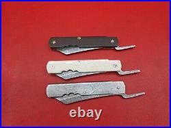 100% Handmade Damascus Japanese Higonokami Pocket Folding Knife 34 Pcs Lot N 182