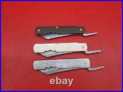 100% Handmade Damascus Japanese Higonokami Pocket Folding Knife 34 Pcs Lot N 182