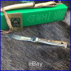 1967 Vintage Puma 116397 Hunter's Pal Knife Stag Handles Sheath Mint In Box A19