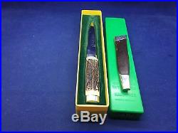 1979 Vintage 3573 Fixed Blade Boot Knife With Sheath Mint In Puma Case #88