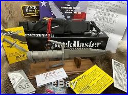 1985 Buck 184 BuckMaster Knife & Factory Sheath & Papers Buck Mint++ & Book