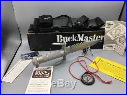 1985 Buck 184 BuckMaster Knife With Factory Sheath & Papers Buck Mint In Box