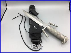 1985 Buck 184 BuckMaster Knife With Factory Sheath & Papers Buck Mint In Box