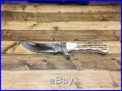 2005 Buck Ltd. Edt B401-MT-0 Kalinga Knife Elk Handle Leather Sheath-Mint N Box