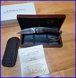 2007 William Henry Knife B07 Ag7 02/100 Excl Sterling, Sapphire, Ironwd Mint Con