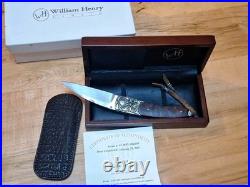 2007 William Henry Knife B07 Ag7 02/100 Excl Sterling, Sapphire, Ironwd Mint Con