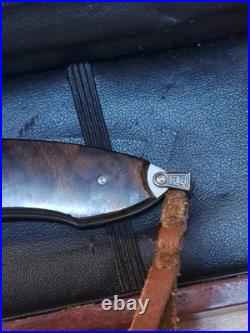 2007 William Henry Knife B07 Ag7 02/100 Excl Sterling, Sapphire, Ironwd Mint Con