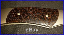 2008 William Henry Folding Knife B12 TBPB Spearpoint Sapphire Collector Attache