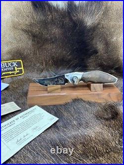 2009 Buck 419WASLE American Walnut Kalinga Knife Walnut Handle Mint Box #39 B8