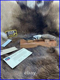 2009 Buck 419WASLE American Walnut Kalinga Knife Walnut Handle Mint Box #39 B8