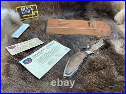 2009 Buck 419WASLE American Walnut Kalinga Knife Walnut Handle Mint Box #39 B8