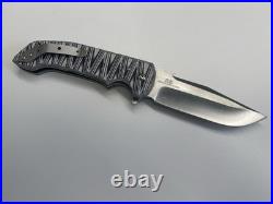 2014 David Mosier Bad Blood Folding Pocket Knife no box 8CR14M0V