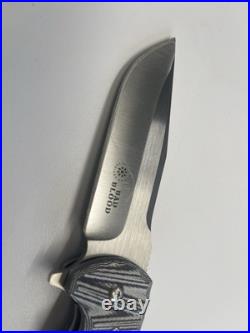 2014 David Mosier Bad Blood Folding Pocket Knife no box 8CR14M0V