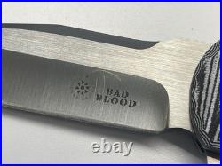 2014 David Mosier Bad Blood Folding Pocket Knife no box 8CR14M0V
