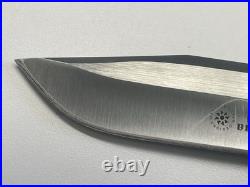 2014 David Mosier Bad Blood Folding Pocket Knife no box 8CR14M0V