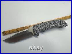 2014 David Mosier Bad Blood Folding Pocket Knife no box 8CR14M0V