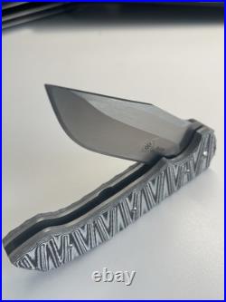2014 David Mosier Bad Blood Folding Pocket Knife no box 8CR14M0V