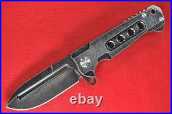 2015 ANDRE DE VILLIERS (ADV) KNIVES Pathfinder. 178 Black Stonewash S35VN Blade