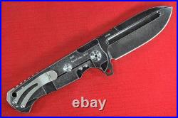 2015 ANDRE DE VILLIERS (ADV) KNIVES Pathfinder. 178 Black Stonewash S35VN Blade