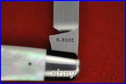 2015 Reese Bose Half Congress Number 5 154CM Blades, Mother of Pearl Handle