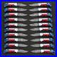 20Pcs, Texas Flag Handmade Damascus Steel Folding Knives Pocket Knives/ Sheaths
