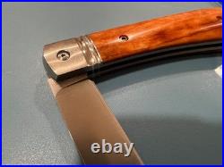 3 7/8 Hand made pocket knife with camel bone, titianium bolsters