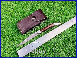 30 Pcs Lot! Forged Handmade Damascus Blade Pocket Folding Knife, Pocket Knives
