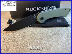 4-7/8 Closed 2022 Buck 040GRS-B USA Onset Green Pro S45VN Super Steel Knife