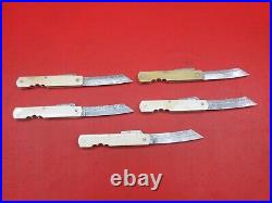 5 Pcs Damascus Steel Japanese Higonokami Style Pocket Folding Knife K 380