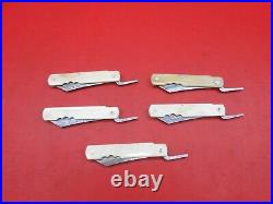 5 Pcs Damascus Steel Japanese Higonokami Style Pocket Folding Knife K 380