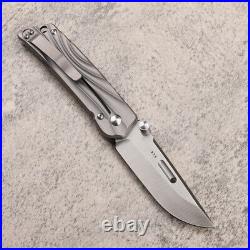 6.93'' AUS-10 Steel TC4 Titanium Handle Survival Tactical Pocket Folding Knife