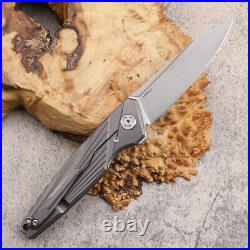 8.27'' M390 Steel TC4 Titanium Handle Survival Tactical Pocket Folding Knife EDC