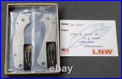 9.5+/10! Spyderco Para 3 Scales! Lynch Northwest! Skinny Streamline! Titanium