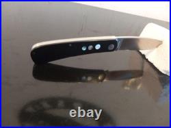 A. G. RUSSELL Vintage PocketKnife. Smooth Black Micarta withinlays. 8CR13MOV Blade