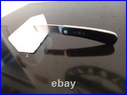 A. G. RUSSELL Vintage PocketKnife. Smooth Black Micarta withinlays. 8CR13MOV Blade