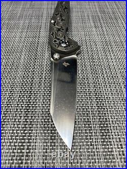 A Purvis Blades Progeny V2 #1 of 1 Burled CF Mirror Polish Stonewash