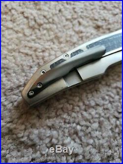 A2 knives Andre Thorburn A6 midi frame lock m390 zirconium carbon fiber