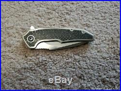 A2 knives Andre Thorburn A6 midi frame lock m390 zirconium carbon fiber