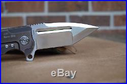 ADV Tactical Ronin 2016 Midtech Flipper Knife, CPM-S35VN blade, titanium scales