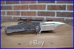 ADV Tactical Ronin 2016 Midtech Flipper Knife, CPM-S35VN blade, titanium scales