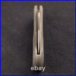 Aaron Frederick Trash Panda Slip Joint 3.5 AEB-L Black and White G-10 Handmade