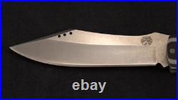 Aaron Frederick Trash Panda Slip Joint 3.5 AEB-L Black and White G-10 Handmade
