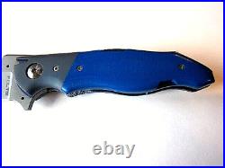 Alan Folts Custom Knife Inertia Tanto Style G10 Linerlock Flipper Pre Owned New