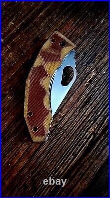 Alien Davo Knives MIDI DX2 Folding Knife 14C28N Aliengage Jade G10