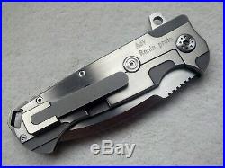 Andre De Villiers Adv Custom Tactical Ronin Flipper Knife Prototype