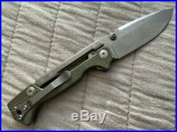 Andrew Demko Knives MG AD-15, Olive Green G10, Satin S35VN Steel
