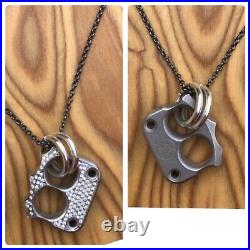 Andy Frankart Afrankart AFK Beezelknuck DFK Nano Pendant & Steel Flame Chain