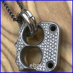 Andy Frankart Afrankart AFK Beezelknuck DFK Nano Pendant & Steel Flame Chain